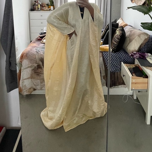 Elegant Cream Evening Gown from the MONICA Collection - Picture 3 of 12